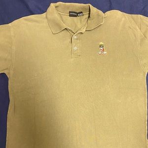 Vintage Warner Bros Marvin Martian polo